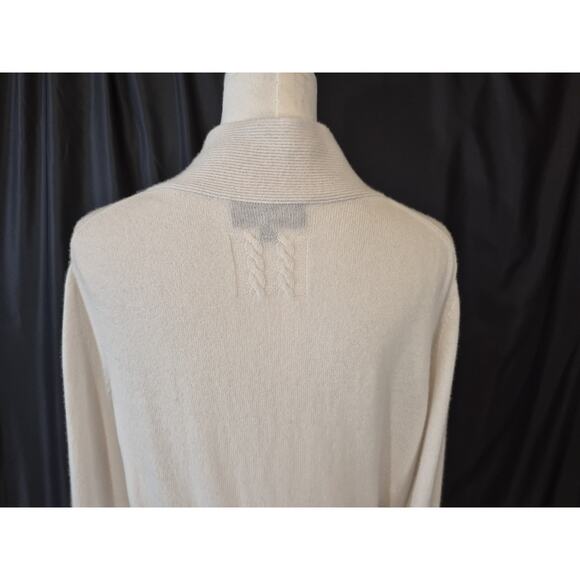 Sold! Nili Lotan Womens Designer Cream Beacon 100% Cashmere Sweater Small - Picture 8 of 10